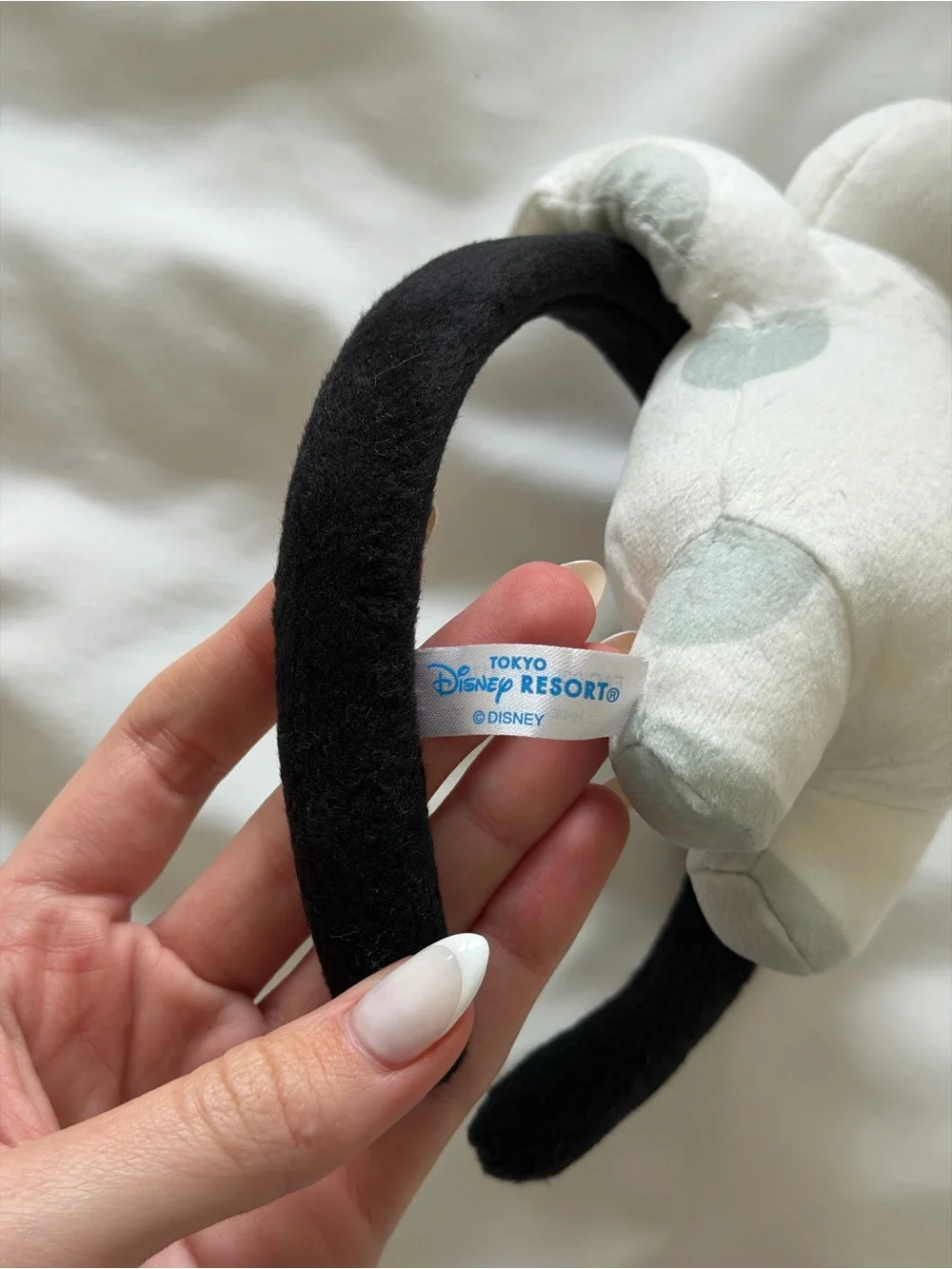 Disney Baymax Plush Headband in White and Black